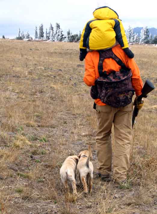 Grouse Hunting with the young'ens