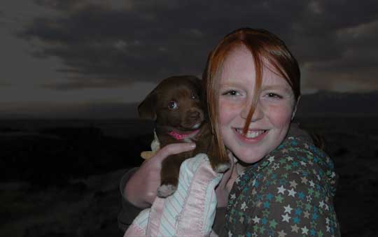 Puppies and kids fit like peanutbutter and jelly.