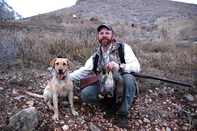 Chukar hunting with Allie, an excellent upland game dog