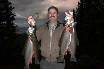 Exceptionally large brook trout from Boulder Mountain, Utah