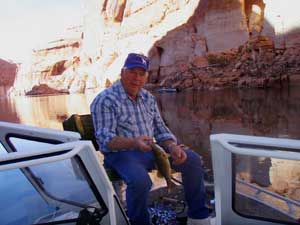 Fishing Lake Powell with pro dog trainer Dave Walker