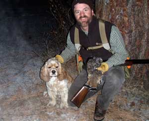 Cocker Spaniel - A great dog for working out a ruffed grouse