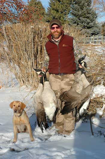 Goose Hunting in Southeastern Idaho Dec 2009
